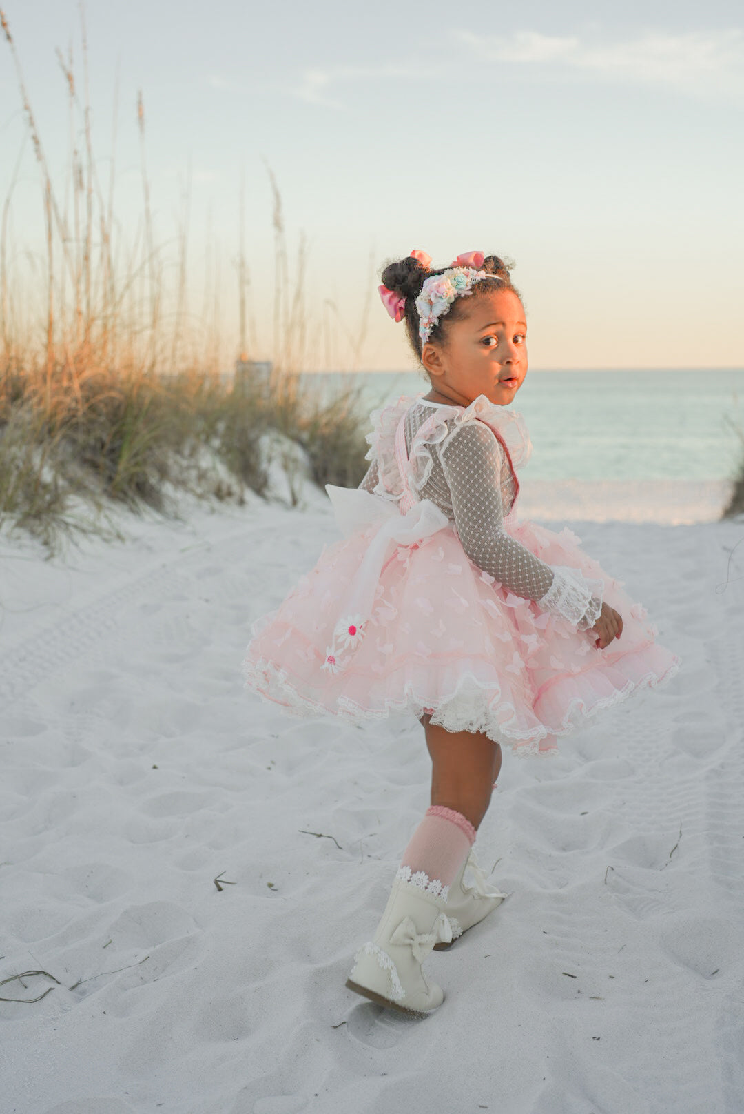 Lola's Little Lamb Pettiskirt Dress - PREORDER