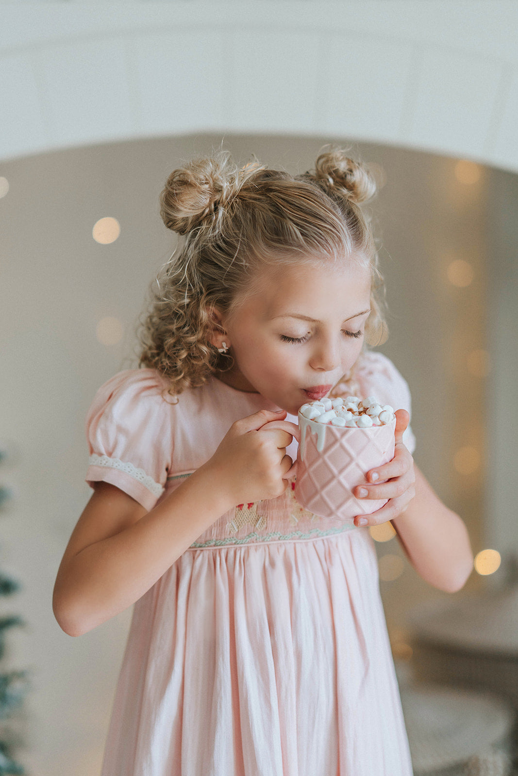 Frosted Gingerbread Heirloom Vintage Lounge Gown - PREORDER