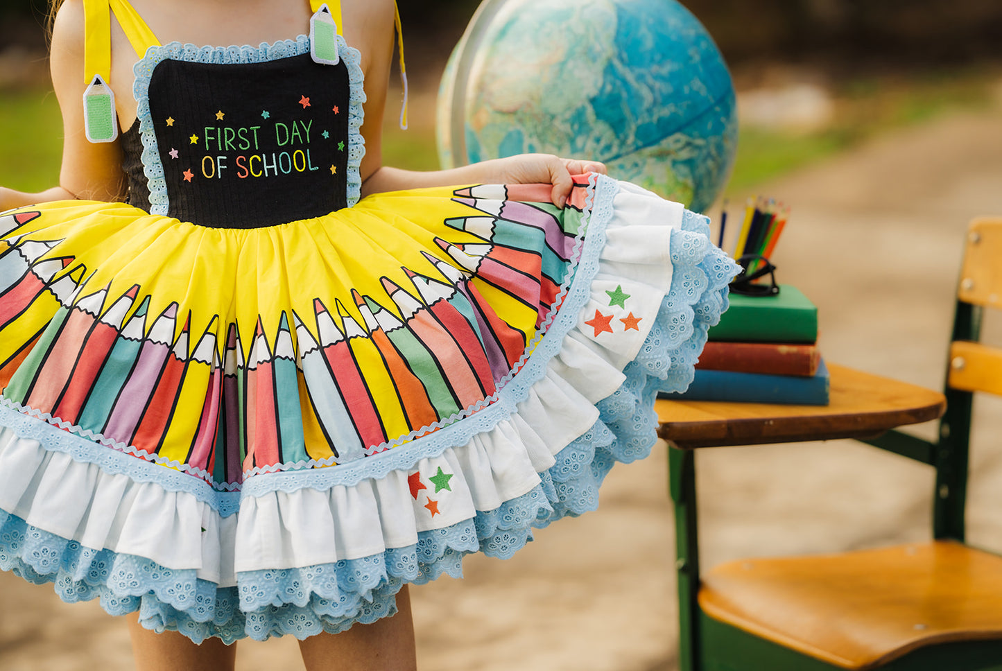 The Star Student Pettiskirt Dress - PREORDER WITH EMBROIDERY