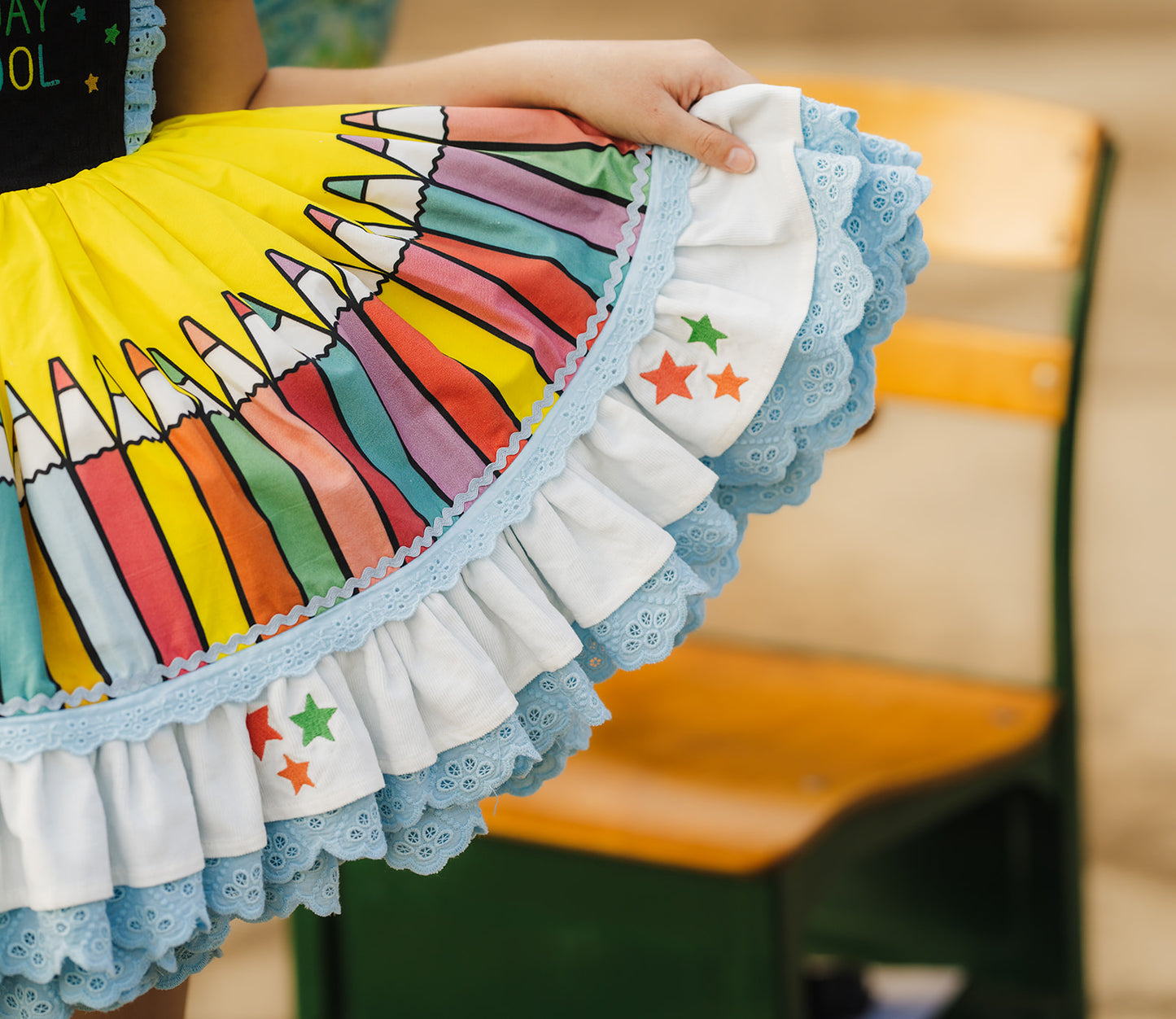 The Star Student Pettiskirt Dress - PREORDER WITH EMBROIDERY