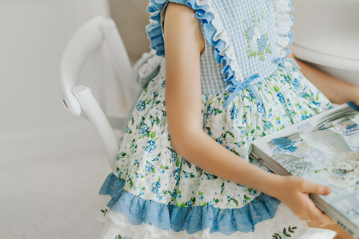 Sweet Hydrangea Lace Dress - PREORDER