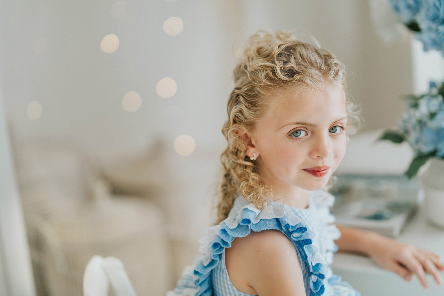 Sweet Hydrangea Lace Dress - PREORDER