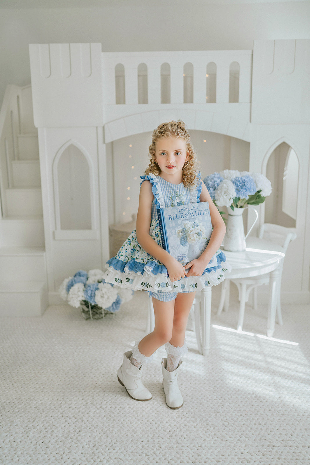 Sweet Hydrangea Lace Dress - PREORDER