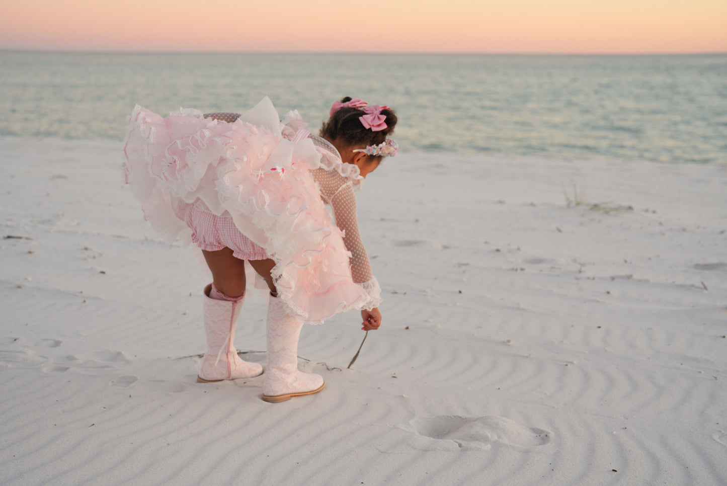 Lola's Little Lamb Pettiskirt Dress - PREORDER