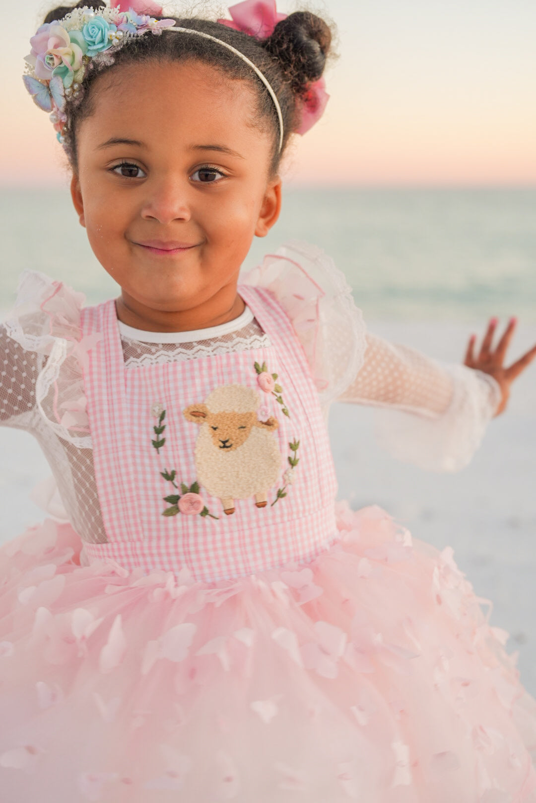 Lola's Little Lamb Pettiskirt Dress - PREORDER