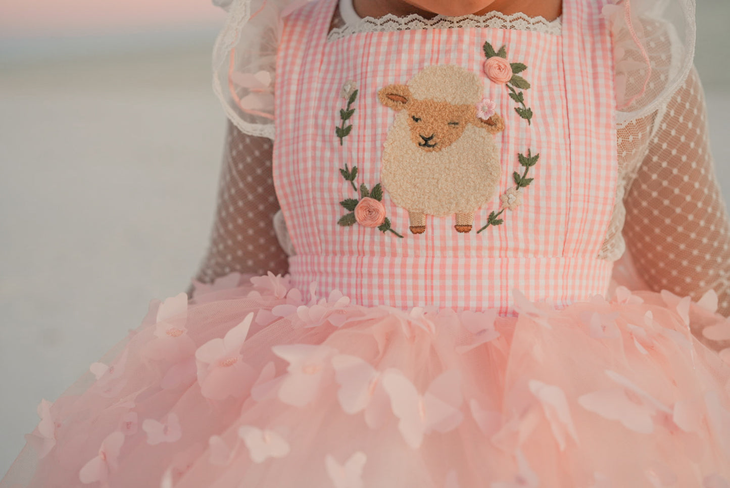 Lola's Little Lamb Pettiskirt Dress - PREORDER