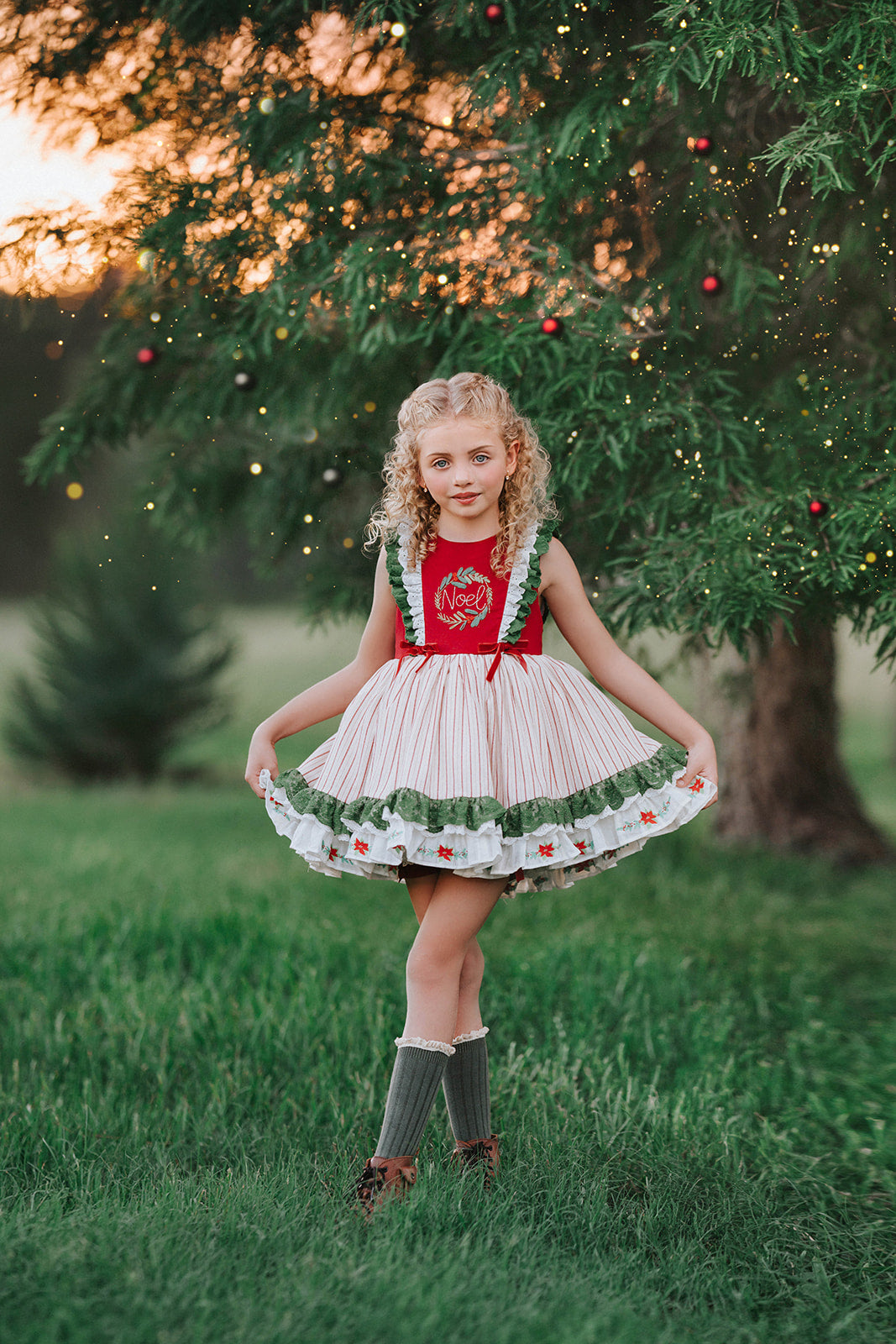 The Kensington Noel Pettiskirt Dress - PREORDER