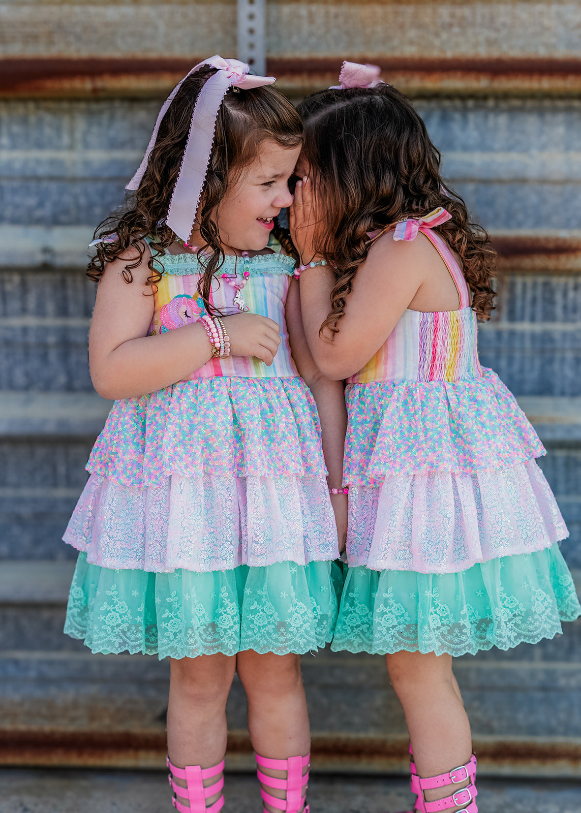 Unicorn Confetti Dreams Dress and Bloomers - PREORDER