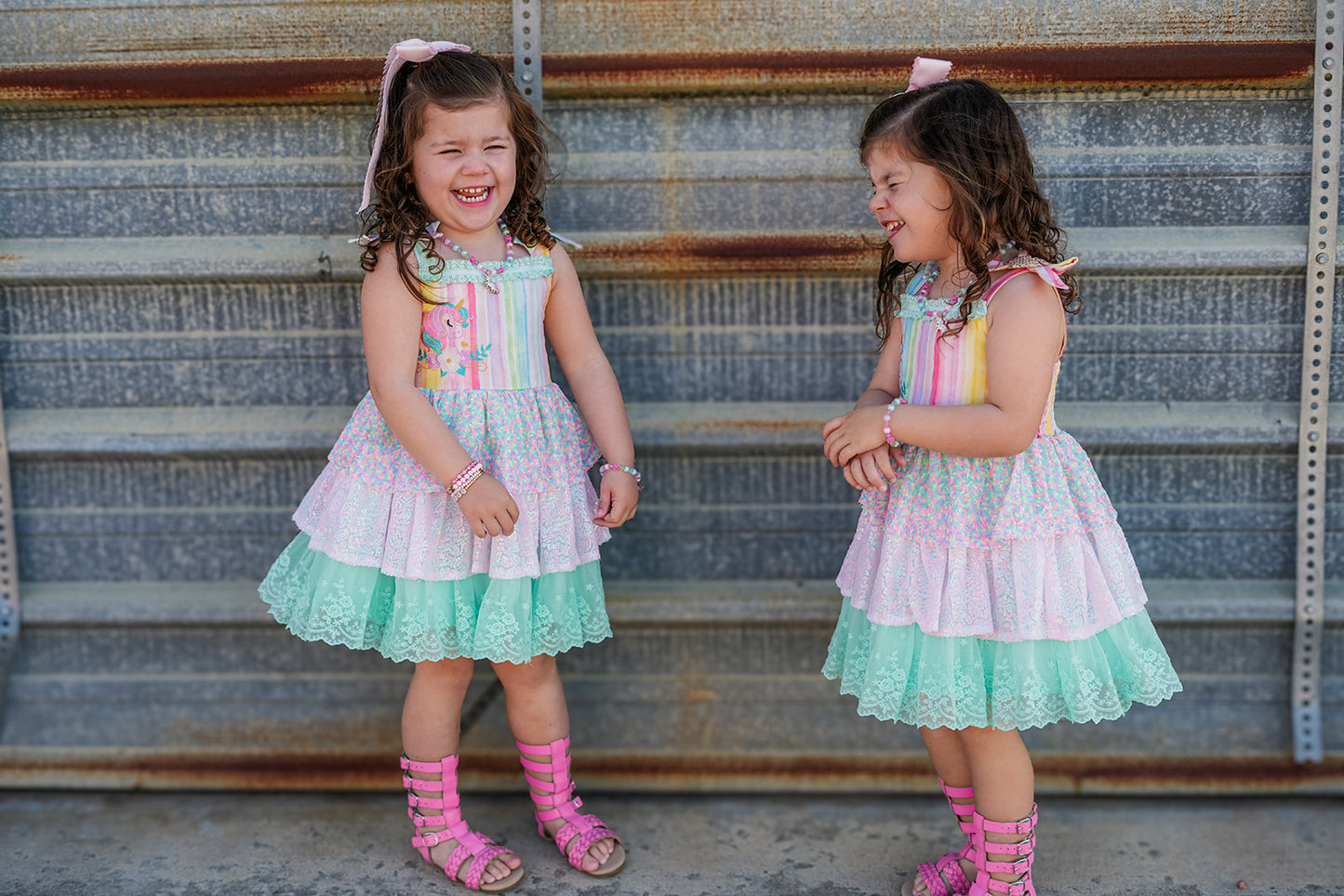Unicorn Confetti Dreams Dress and Bloomers - PREORDER