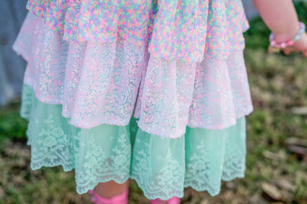 Unicorn Confetti Dreams Dress and Bloomers - PREORDER