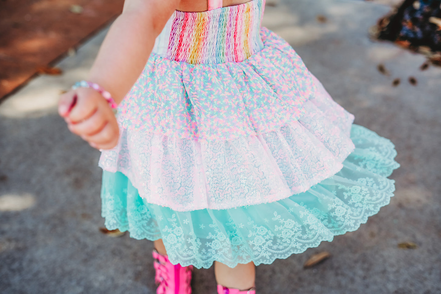 Unicorn Confetti Dreams Dress and Bloomers - PREORDER