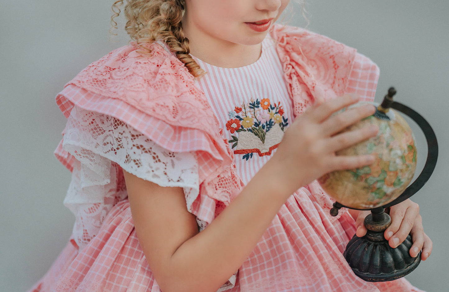 Charm and Chapters Pettiskirt Dress and blooms - PREORDER