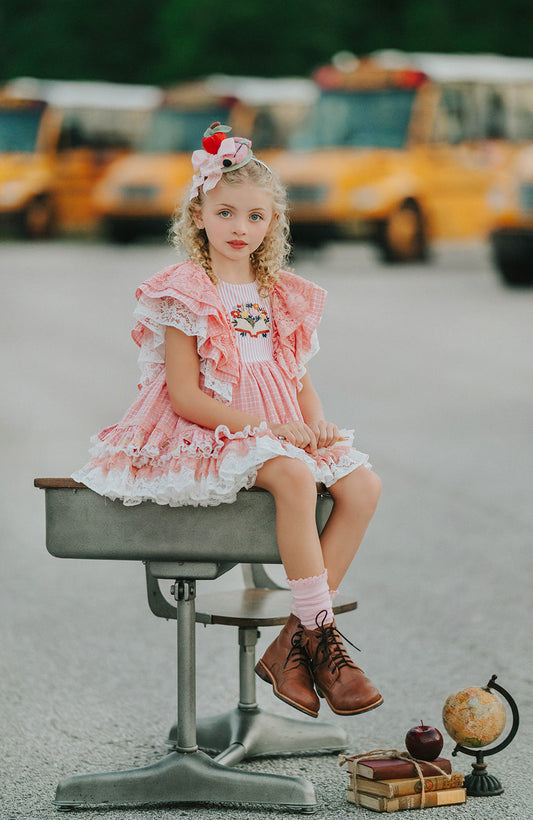 Charm and Chapters Pettiskirt Dress and blooms - PREORDER
