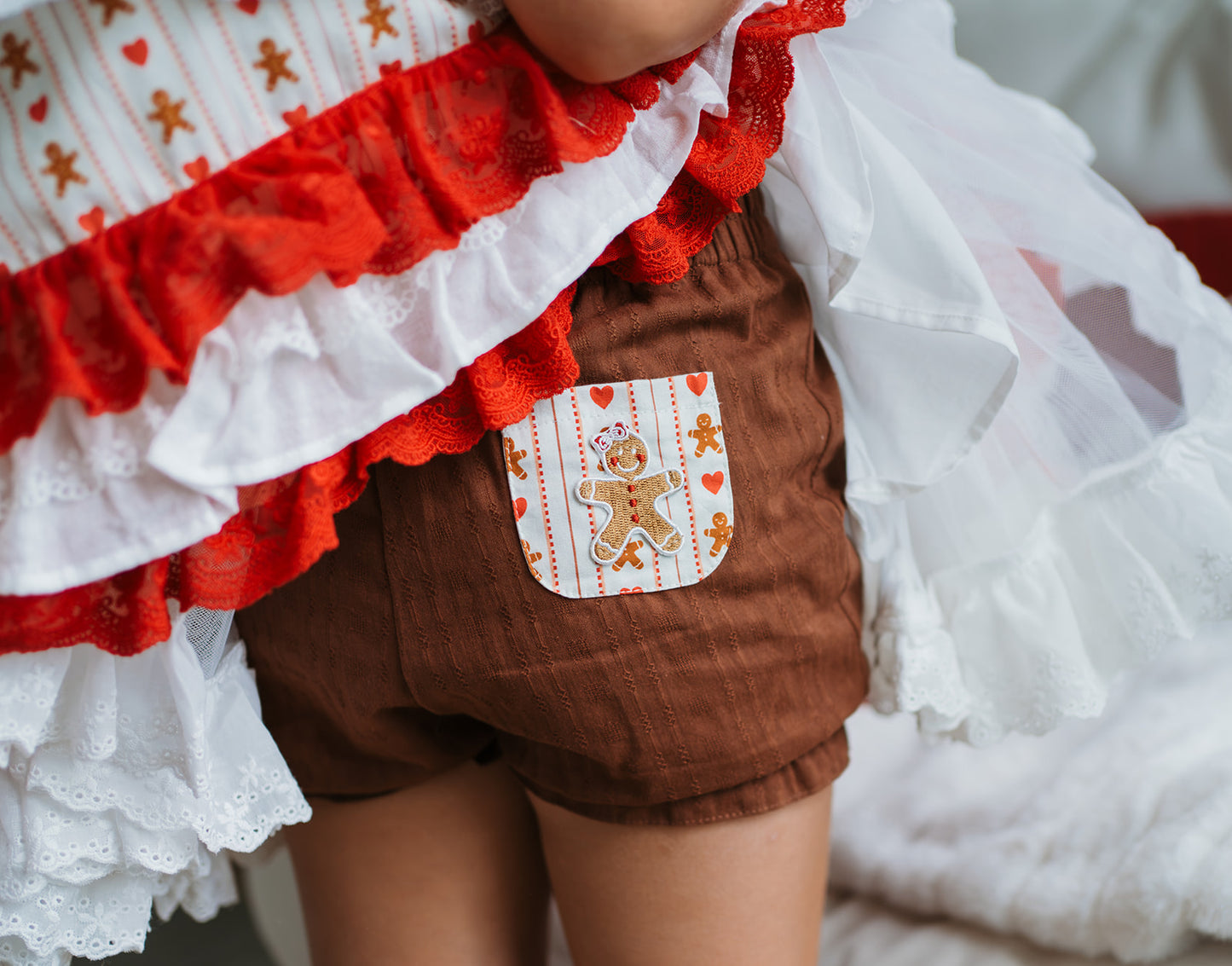 Mrs. Claus Little Baker Pettiskirt Dress - PREORDER