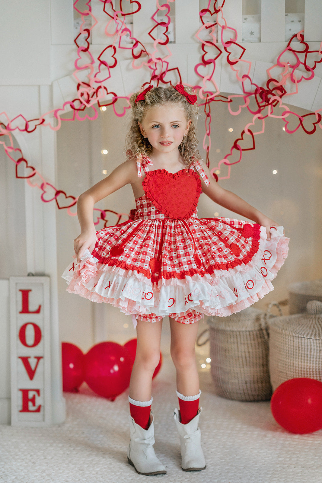 Cora's Cupid Valentine's Pettiskirt Dress - PREORDER