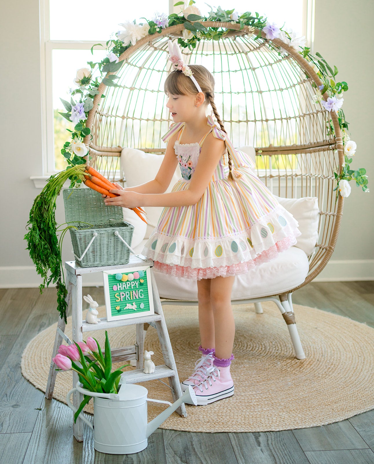 Pastel Meadow Heirloom Pettiskirt Dress - PREORDER