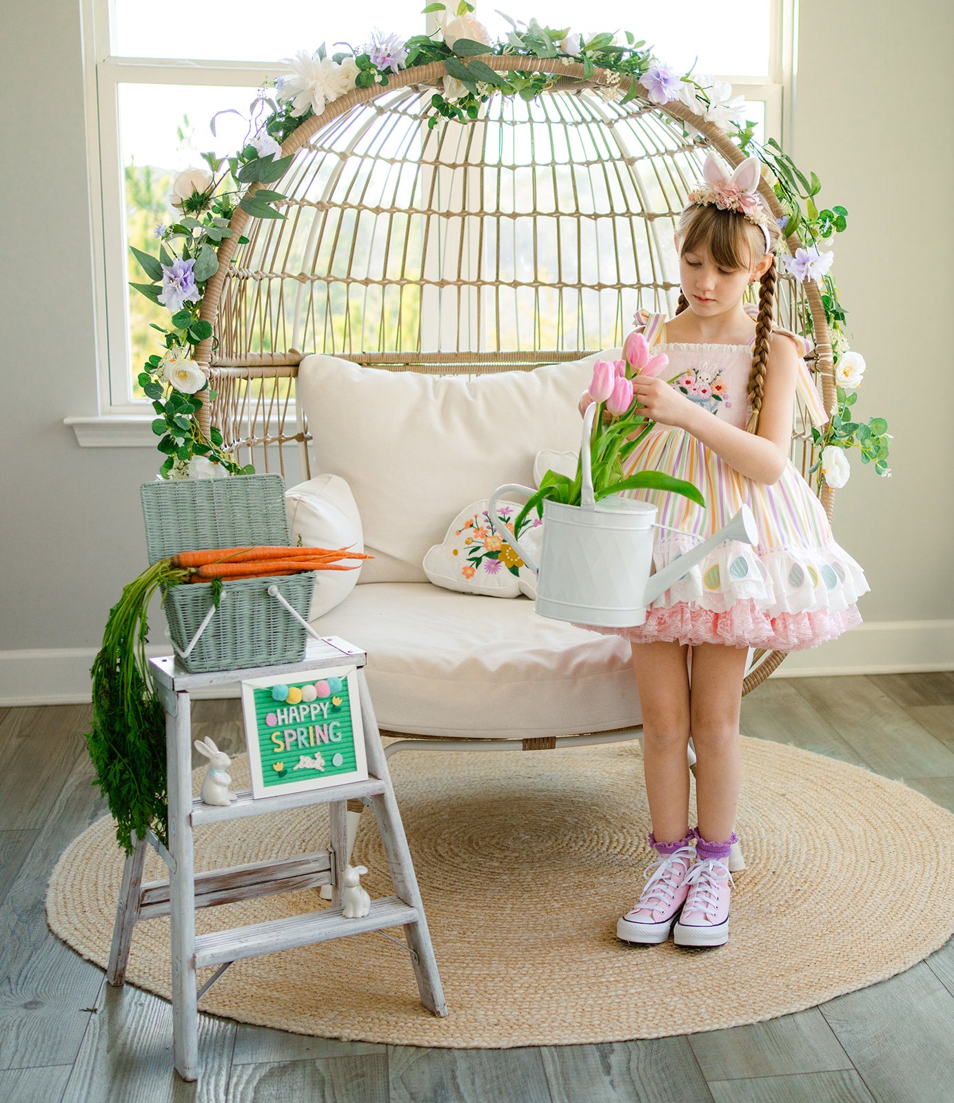 Pastel Meadow Heirloom Pettiskirt Dress - PREORDER