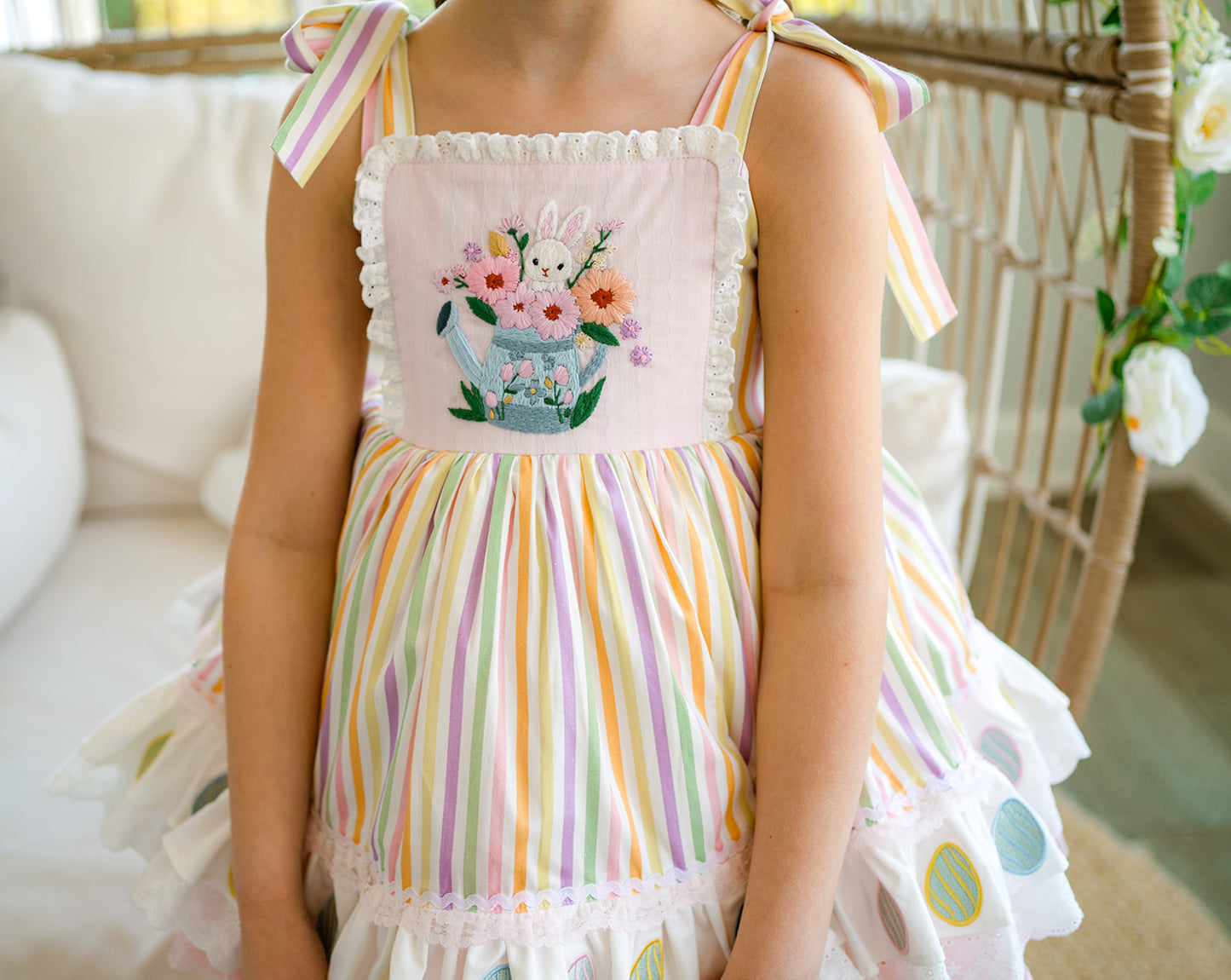 Pastel Meadow Heirloom Pettiskirt Dress - PREORDER