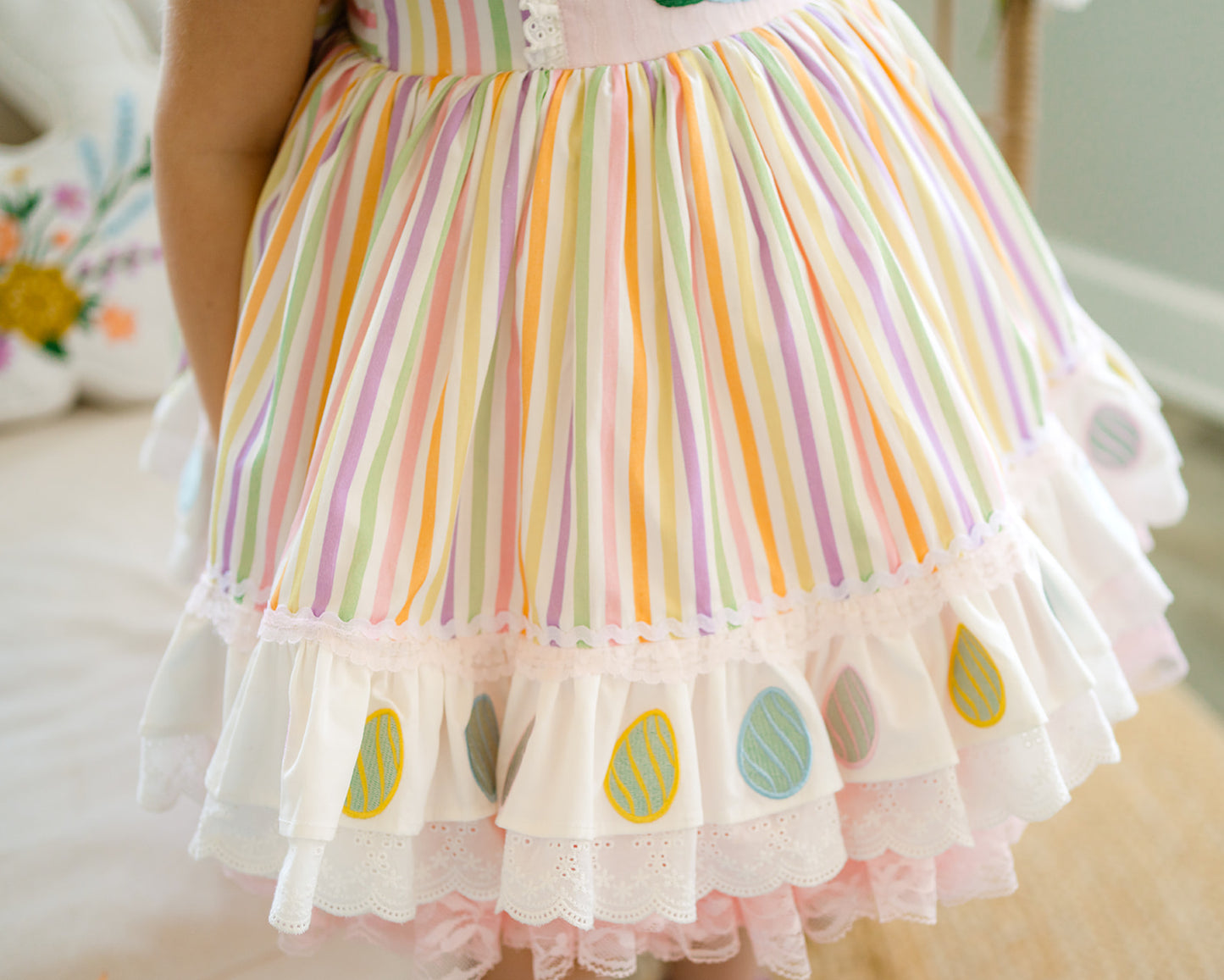 Pastel Meadow Heirloom Pettiskirt Dress - PREORDER