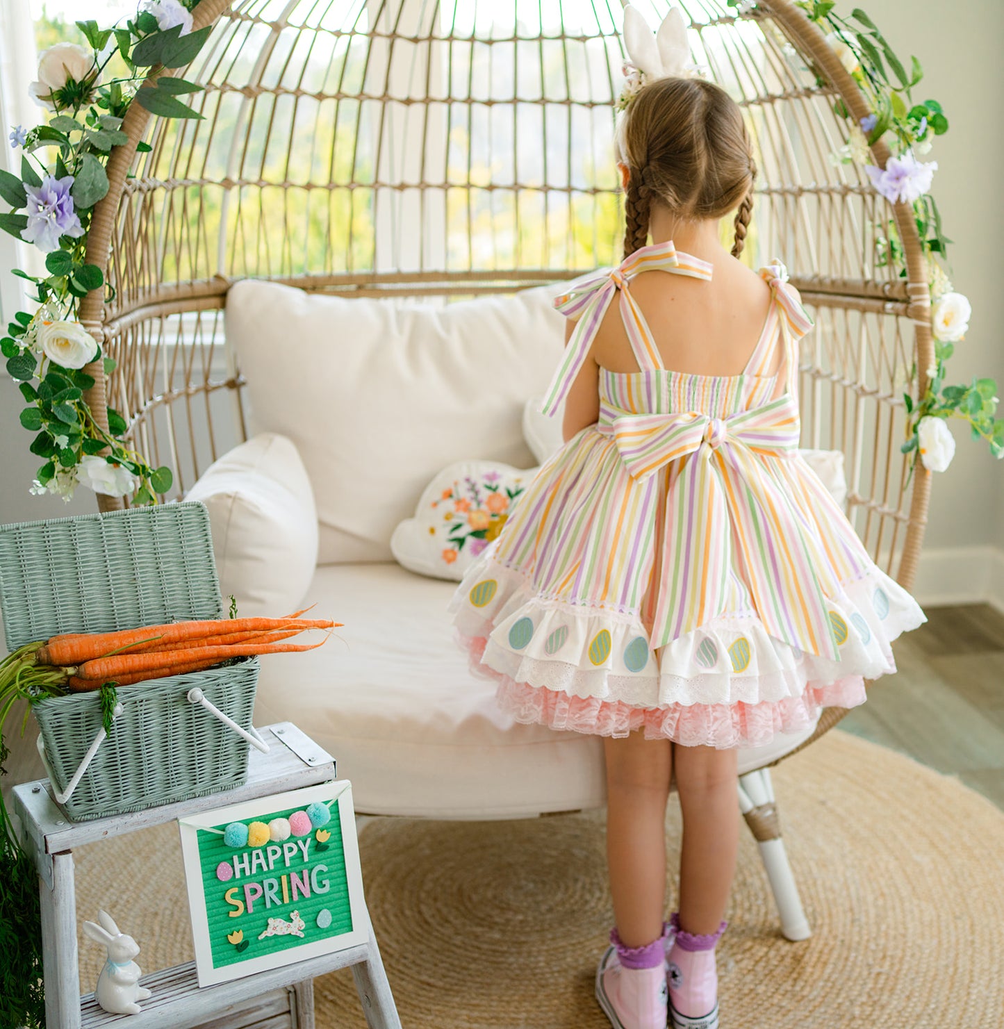 Pastel Meadow Heirloom Pettiskirt Dress - PREORDER