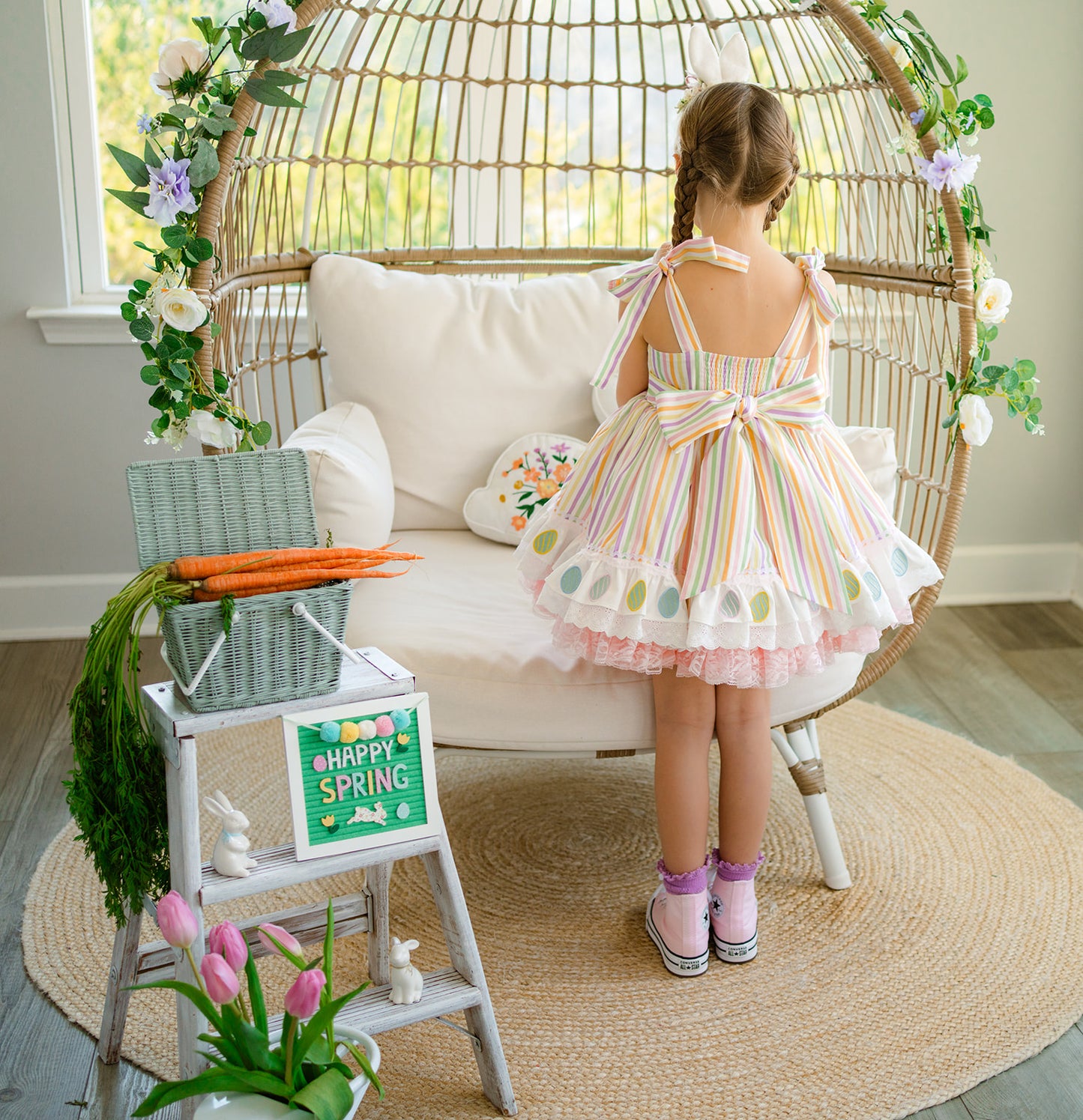 Pastel Meadow Heirloom Pettiskirt Dress - PREORDER