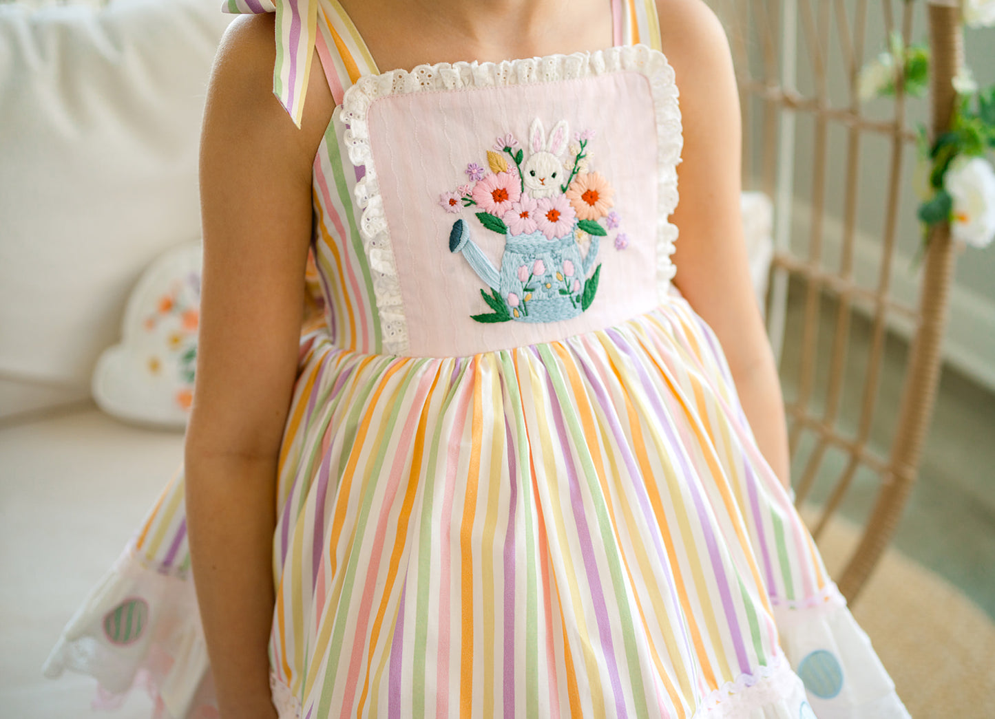 Pastel Meadow Heirloom Pettiskirt Dress - PREORDER