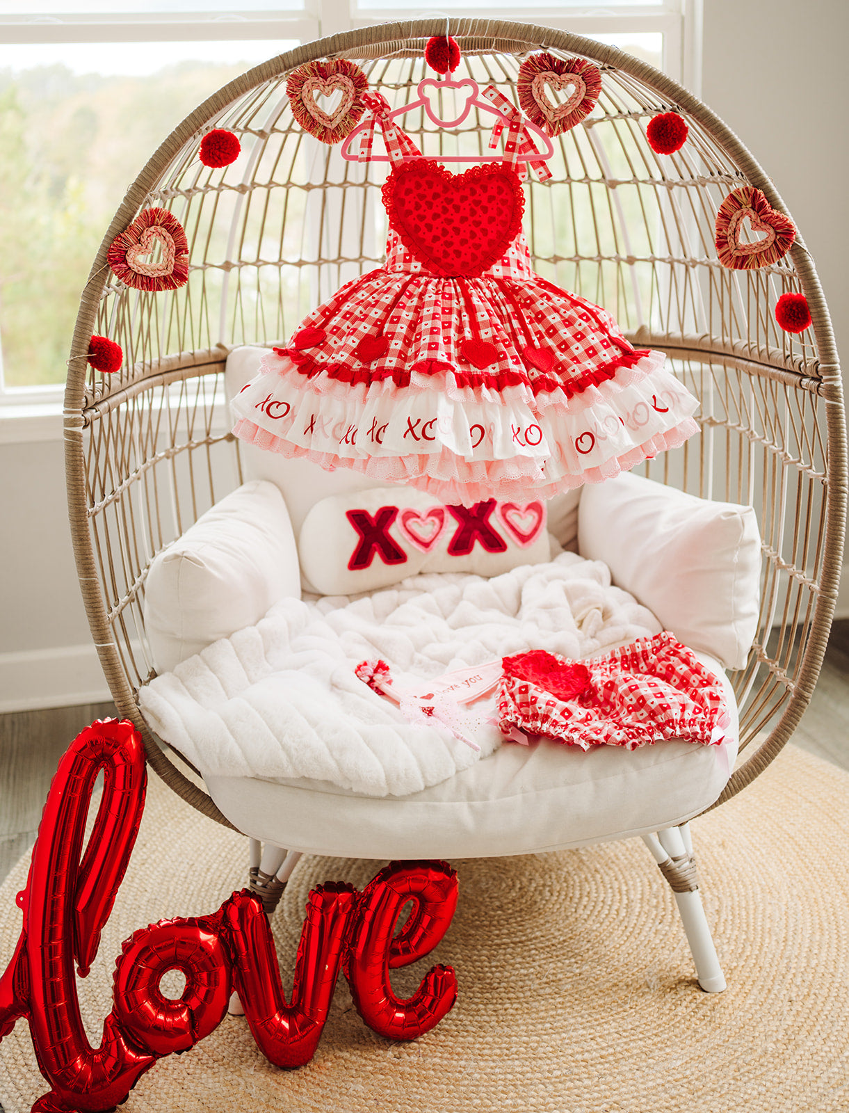 Cora's Cupid Valentine's Pettiskirt Dress - PREORDER