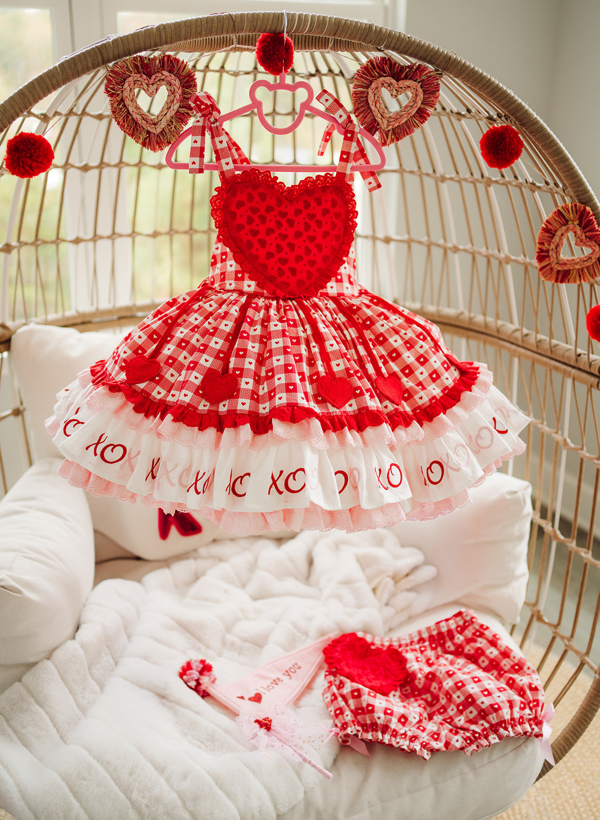 Cora's Cupid Valentine's Pettiskirt Dress - PREORDER