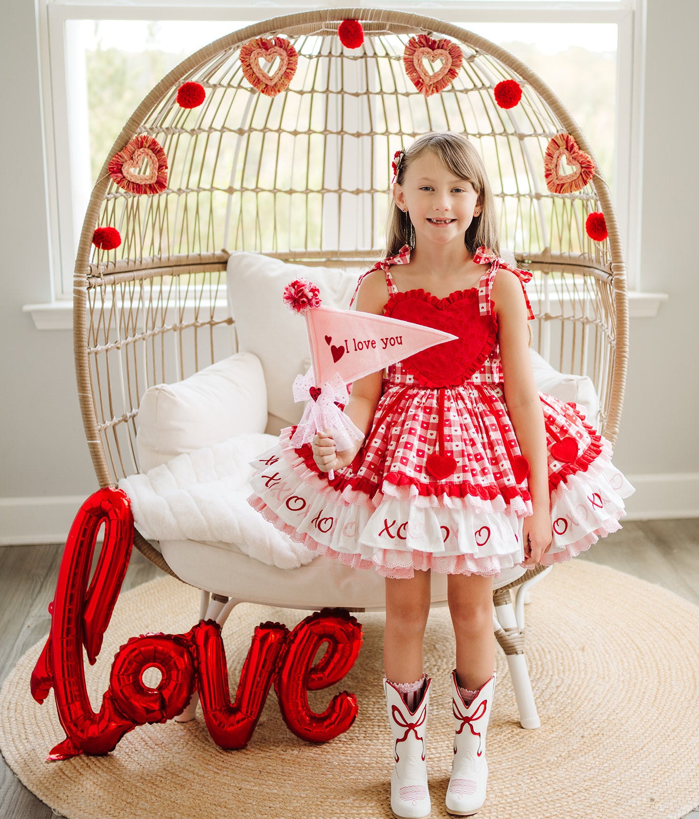 Cora's Cupid Valentine's Pettiskirt Dress - PREORDER
