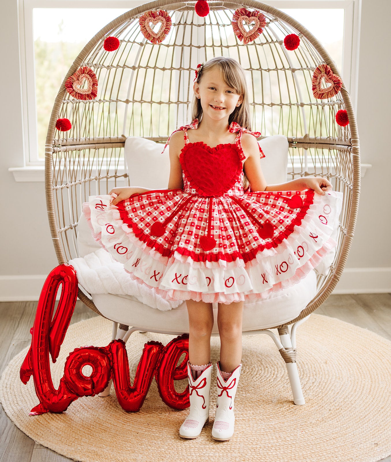 Cora's Cupid Valentine's Pettiskirt Dress - PREORDER