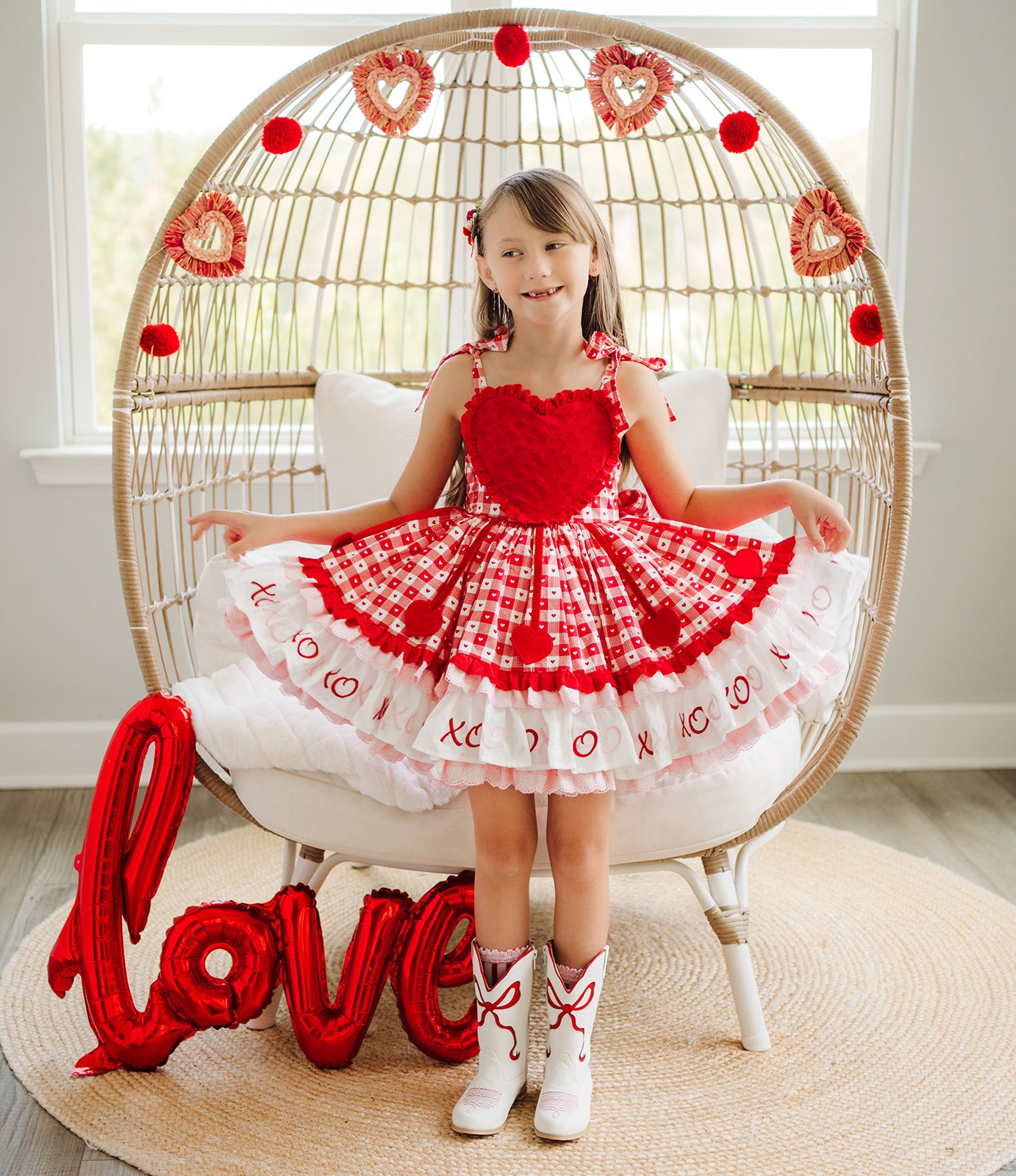 Cora's Cupid Valentine's Pettiskirt Dress - PREORDER