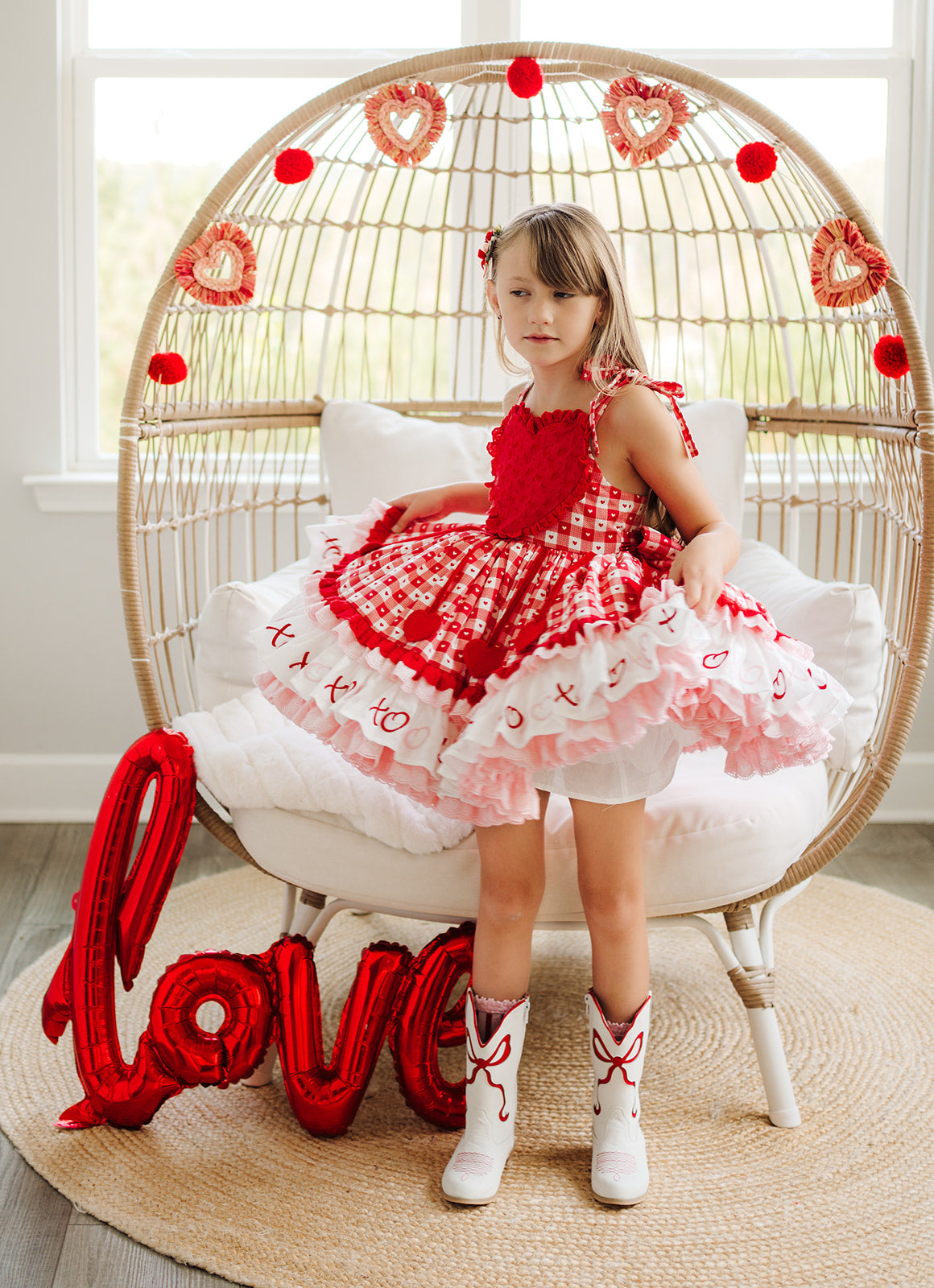 Cora's Cupid Valentine's Pettiskirt Dress - PREORDER