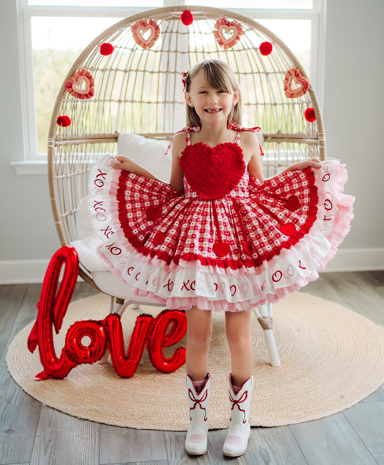 Cora's Cupid Valentine's Pettiskirt Dress - PREORDER