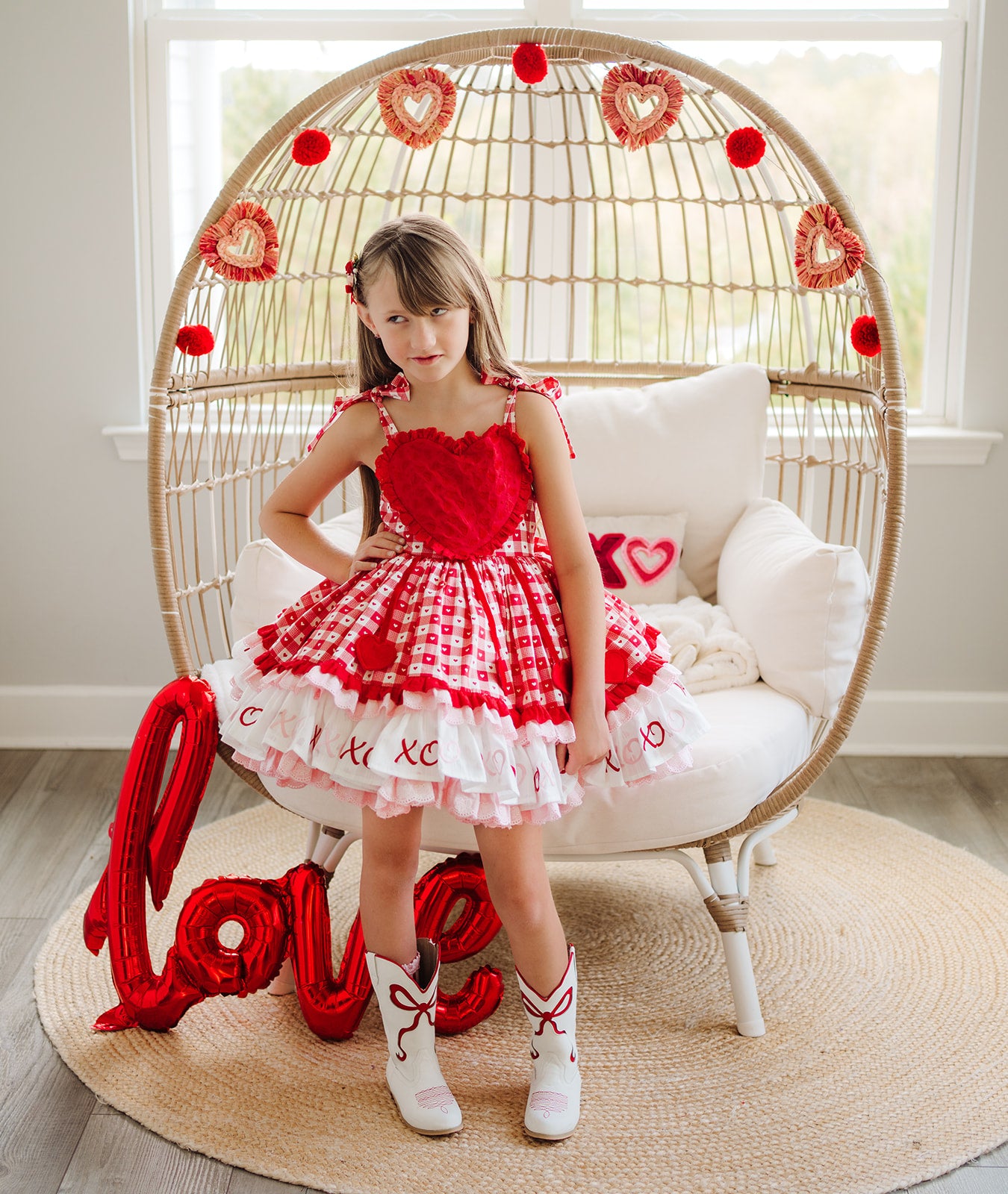 Cora's Cupid Valentine's Pettiskirt Dress - PREORDER