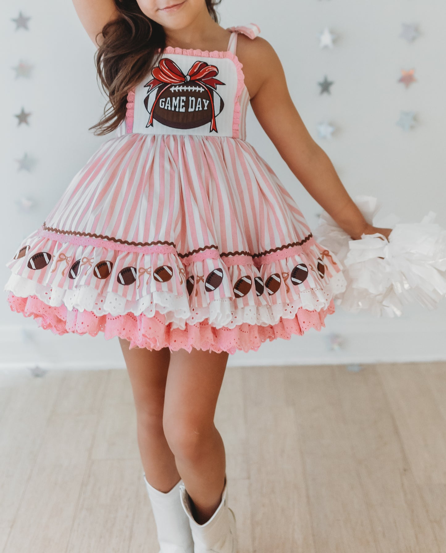 Game Day Glam Pettiskirt Dress and Bloomers - PREORDER