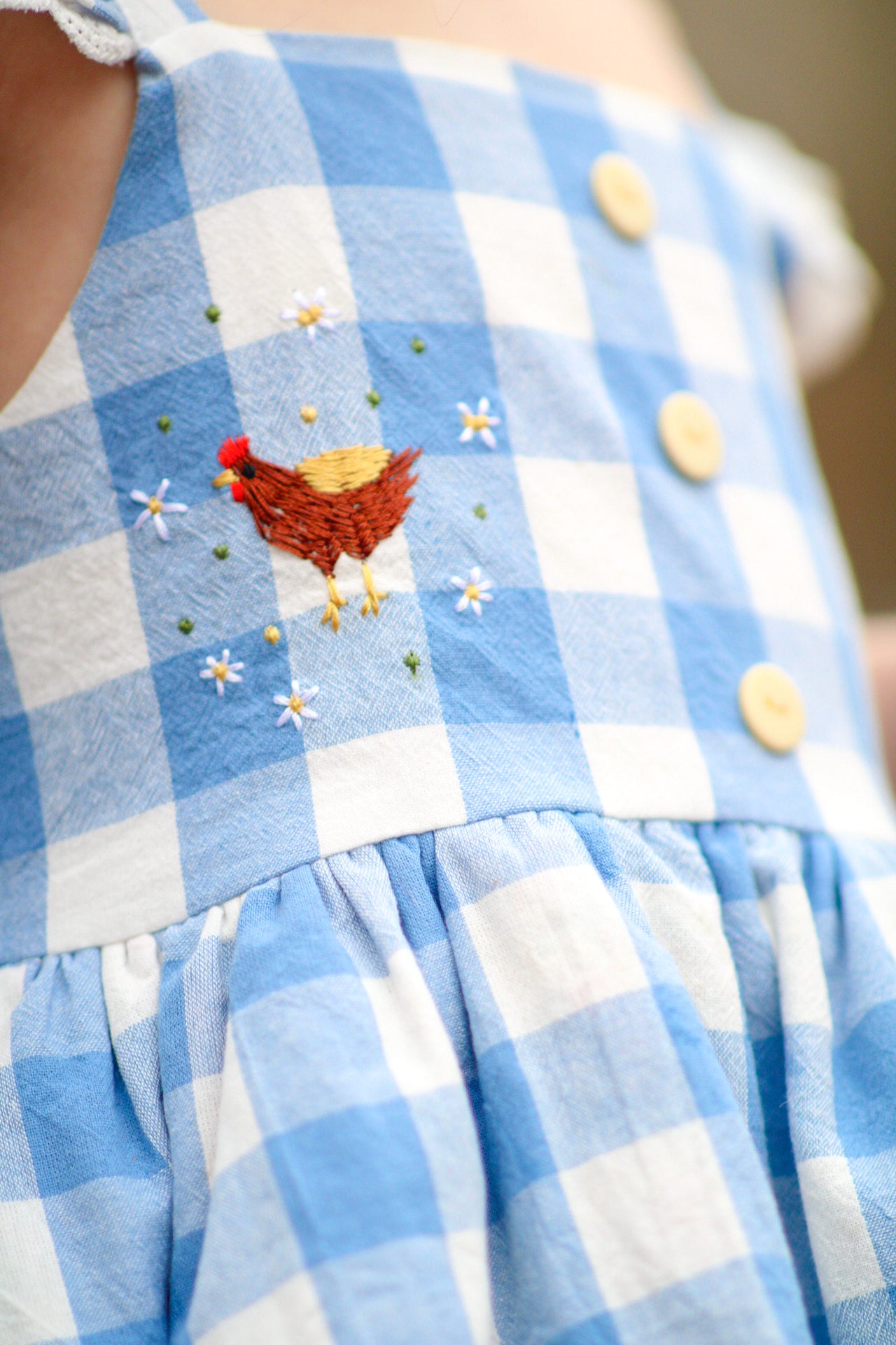 Ellie Jo's Wildflower Hen Pinafore set - PREORDER