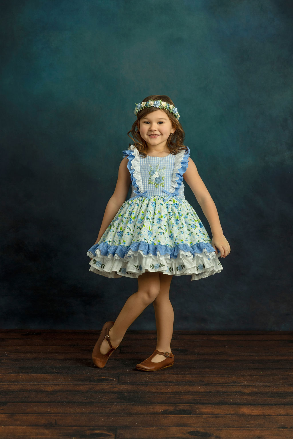 Sweet Hydrangea Lace Dress - PREORDER