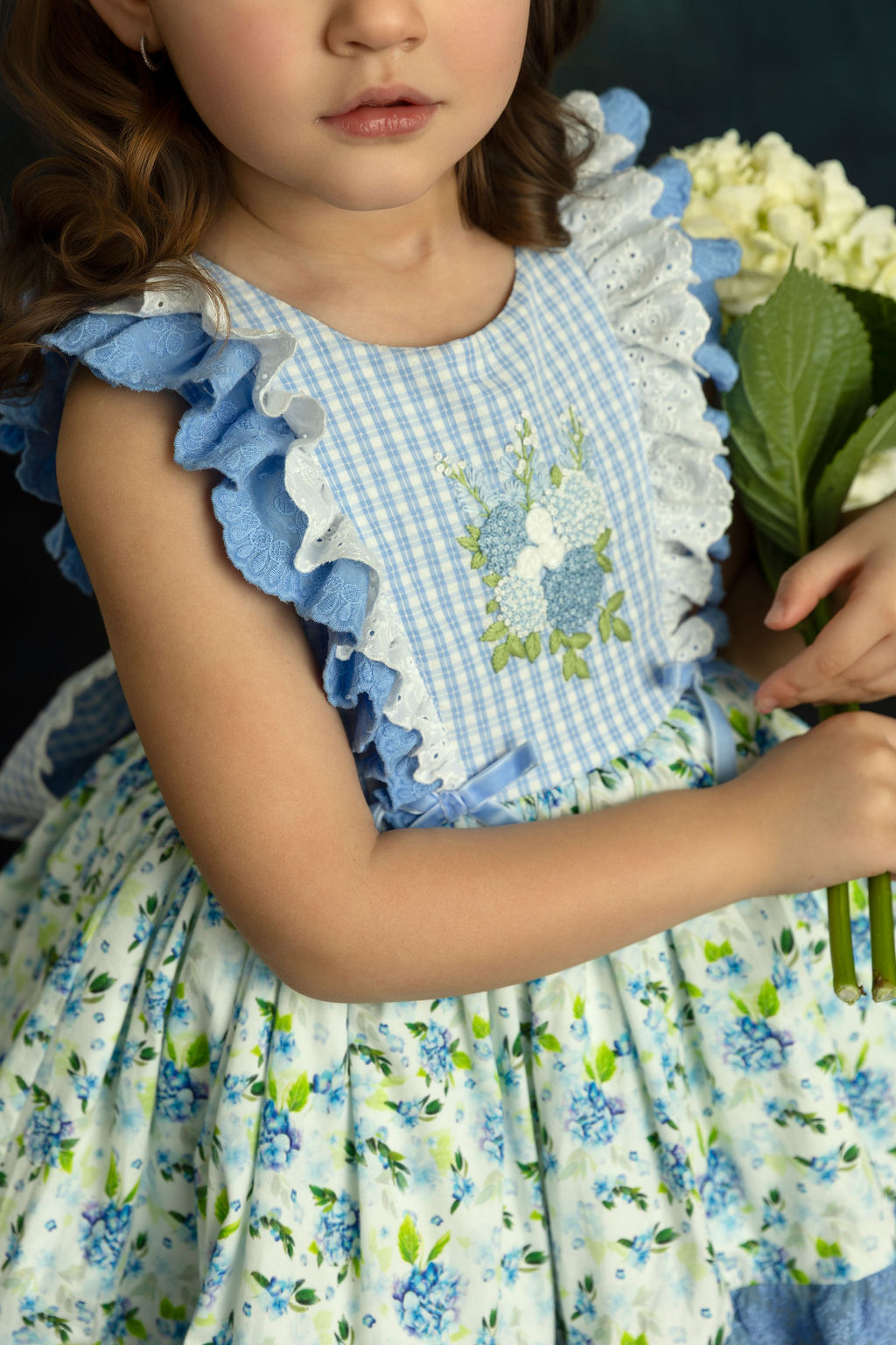 Sweet Hydrangea Lace Dress - PREORDER