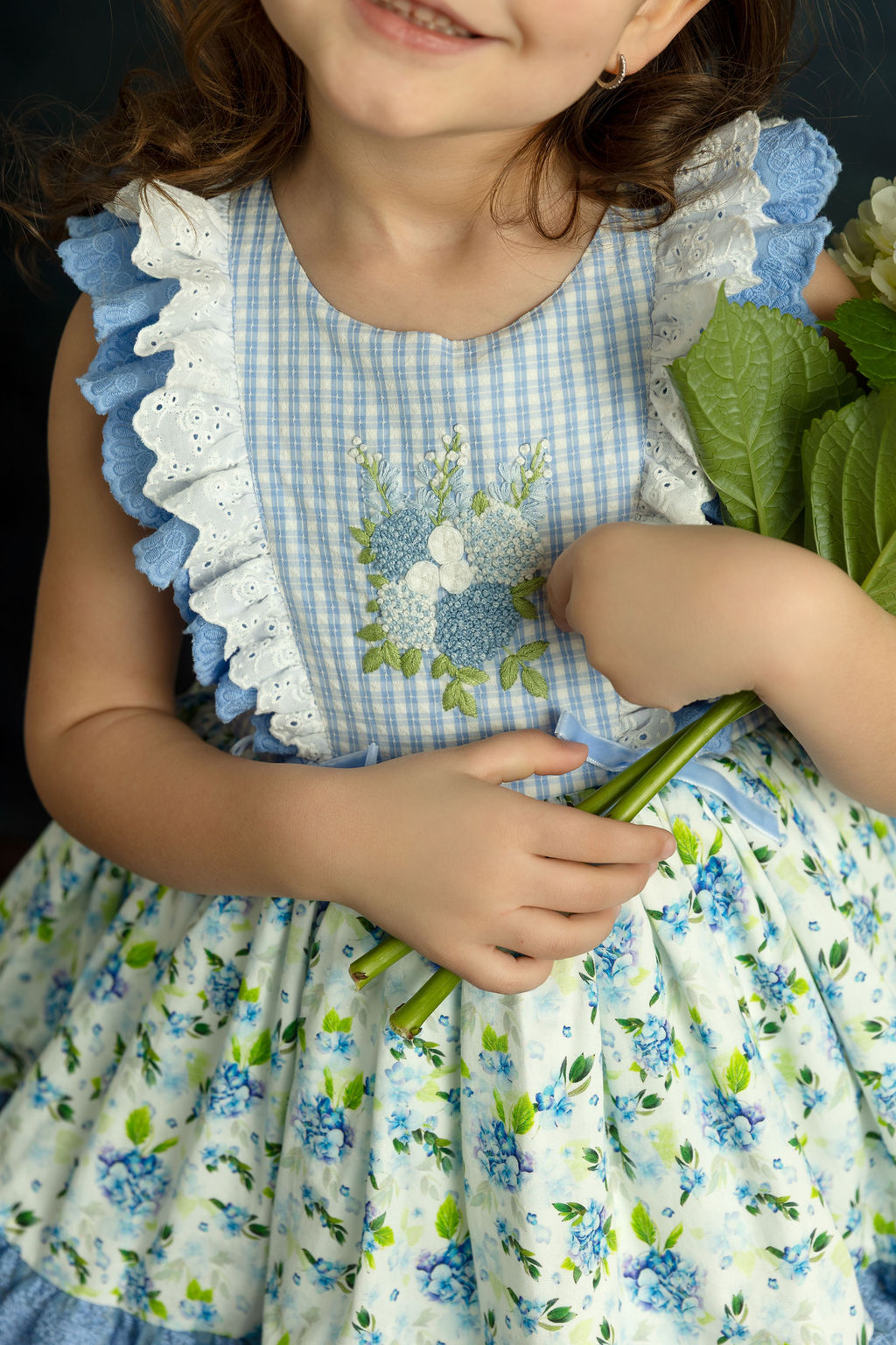 Sweet Hydrangea Lace Dress - PREORDER