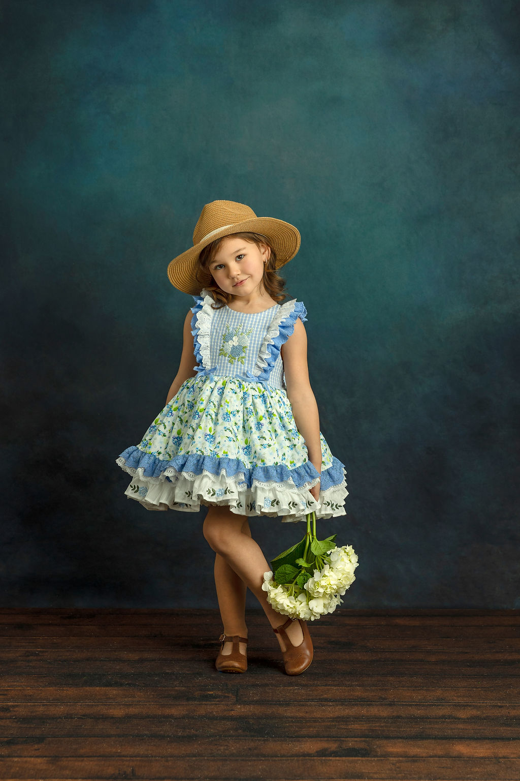 Sweet Hydrangea Lace Dress - PREORDER