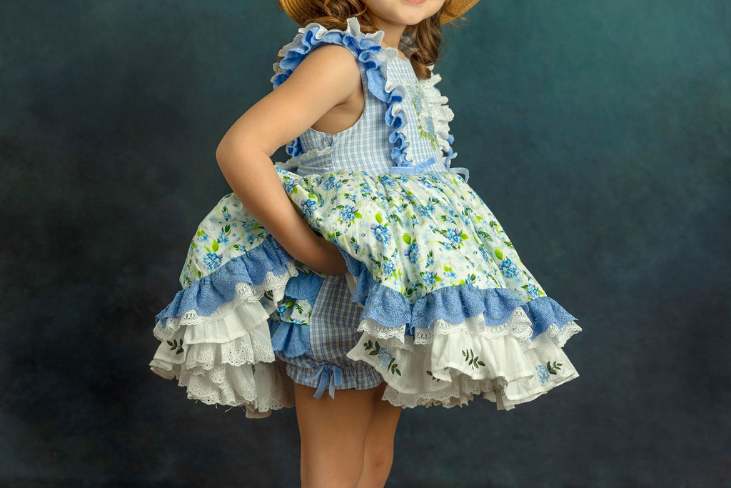 Sweet Hydrangea Lace Dress - PREORDER