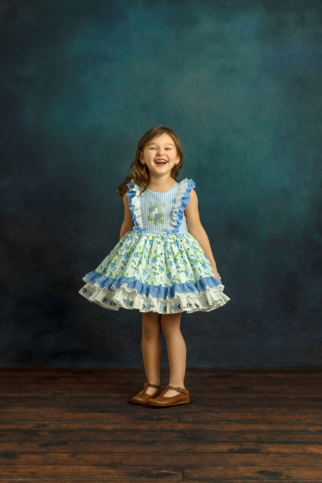 Sweet Hydrangea Lace Dress - PREORDER
