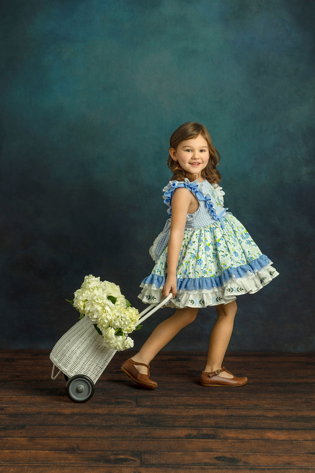 Sweet Hydrangea Lace Dress - PREORDER