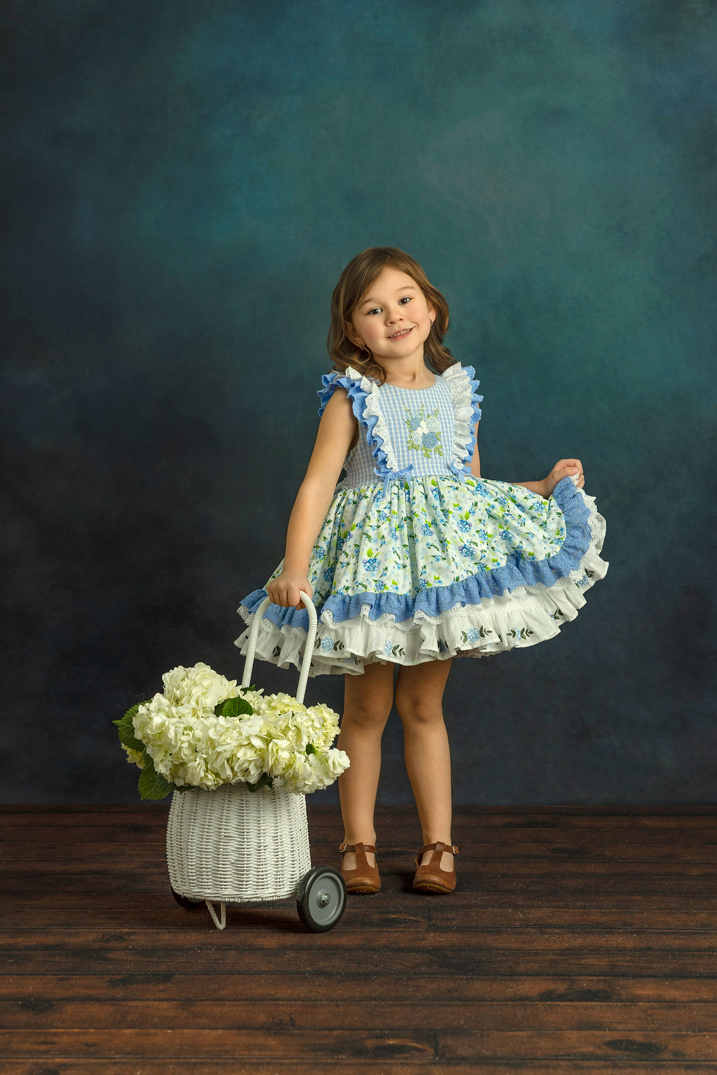 Sweet Hydrangea Lace Dress - PREORDER