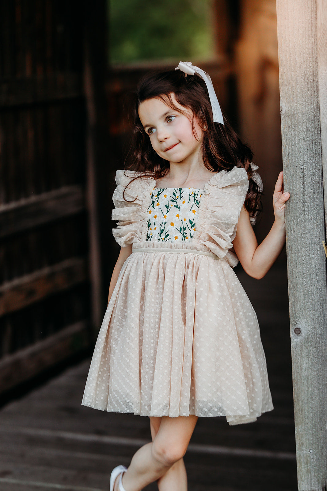 Millie's Daisies Tulle Dress - Ready To Ship