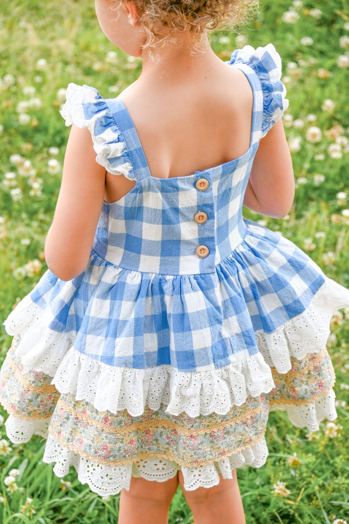 Ellie Jo's Wildflower Hen Pinafore set - PREORDER