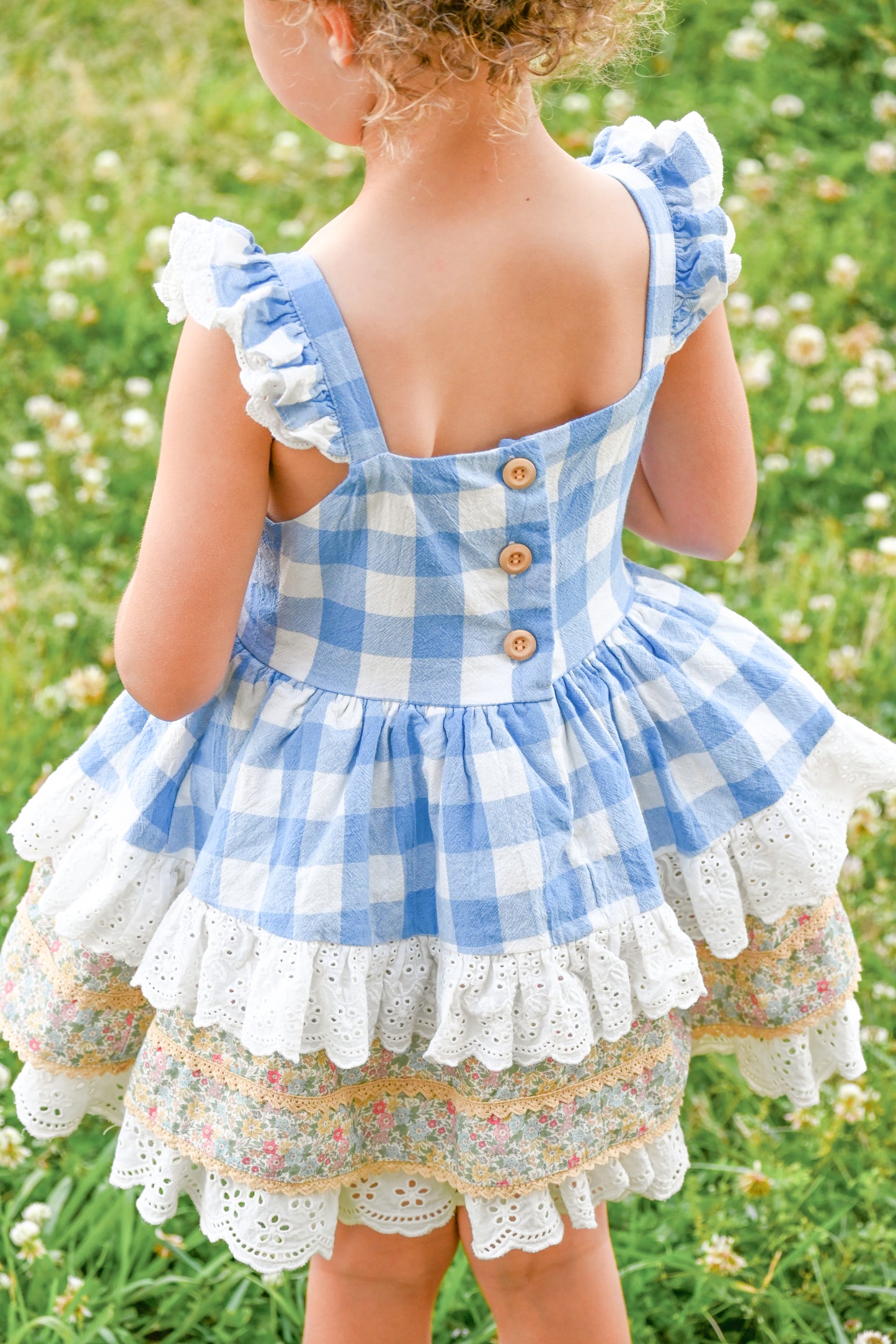 Ellie Jo's Wildflower Hen Pinafore set - PREORDER