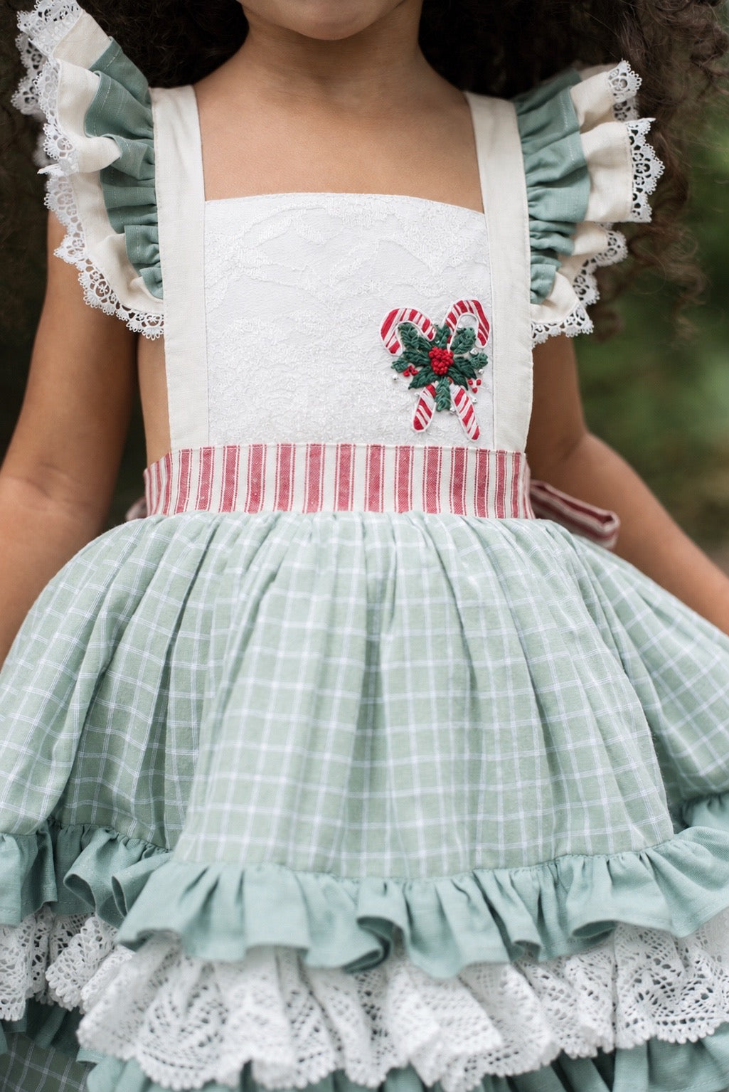 Peppermint and Pine Pettiskirt Dress - PREORDER
