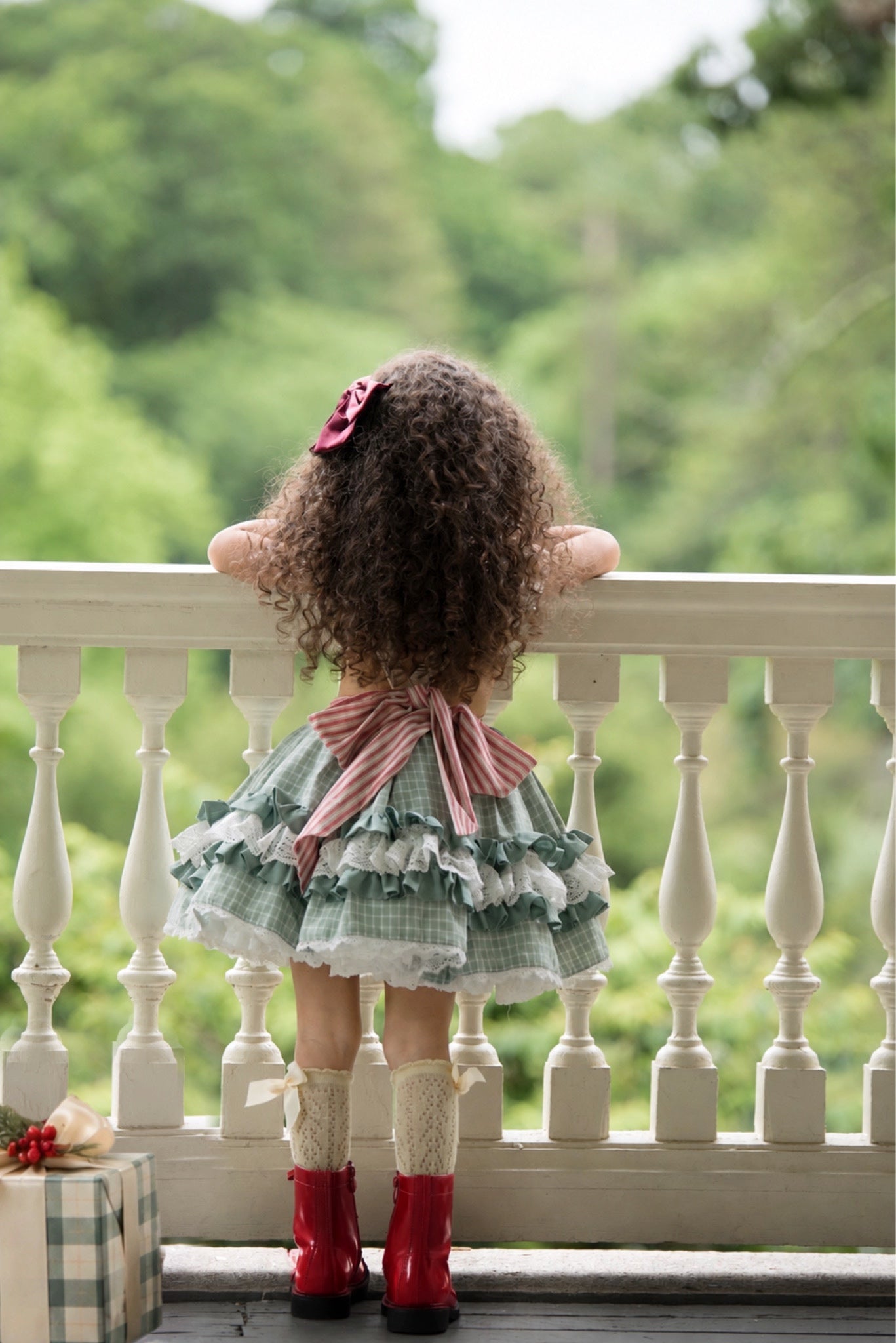 Peppermint and Pine Pettiskirt Dress - PREORDER