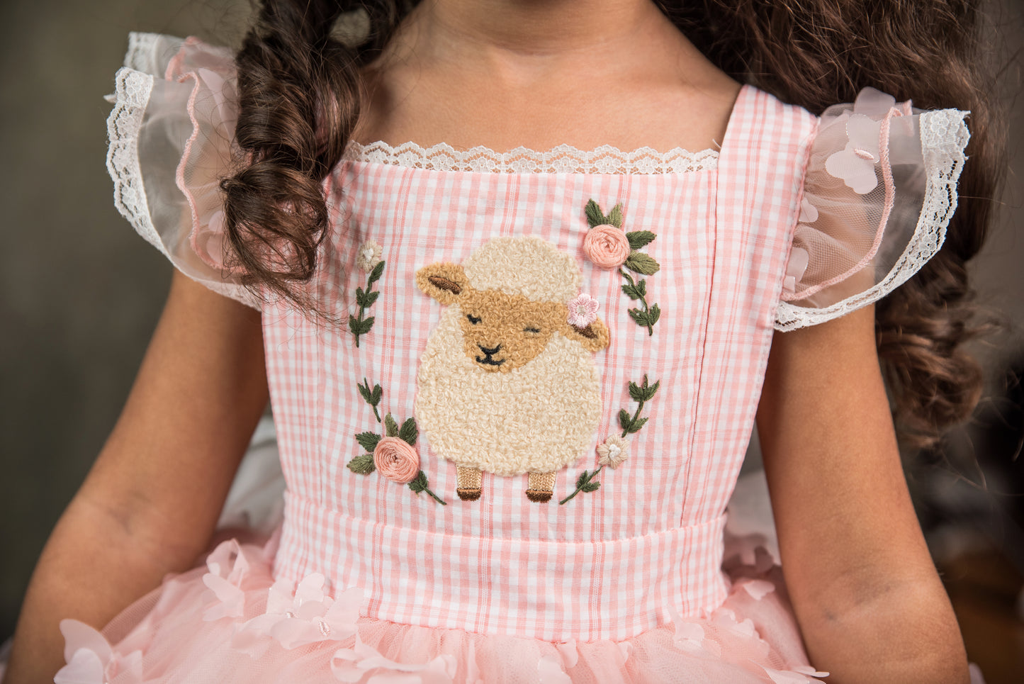 Lola's Little Lamb Pettiskirt Dress - PREORDER
